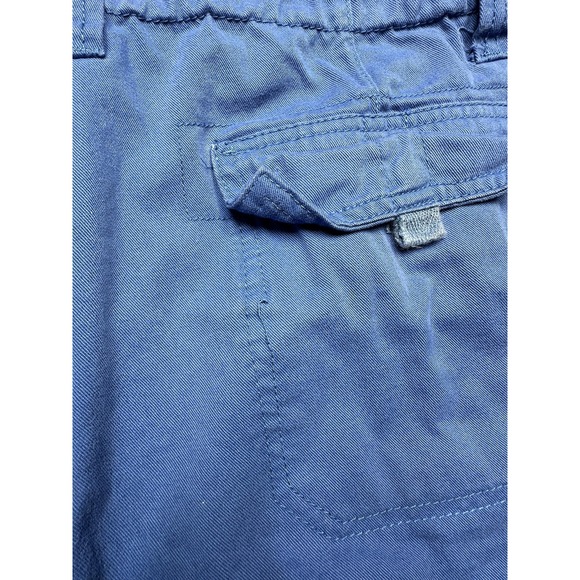 Foot Locker Shorts Mens 34 Blue Cargo Cotton Utility Knee Length Pockets - Picture 9 of 10